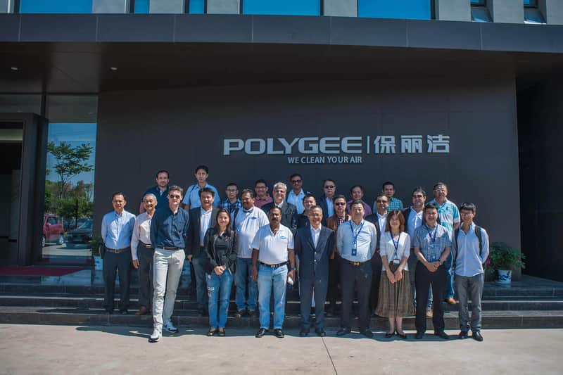 Global partner factory visit and business meeting at Polygee