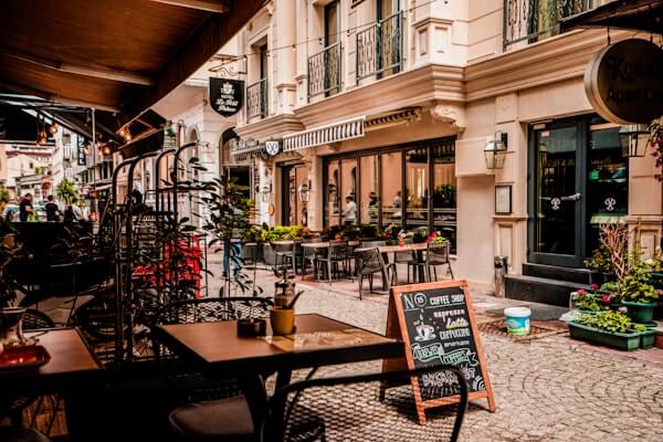 Chain café and bakery with standardized ESP system across multiple locations