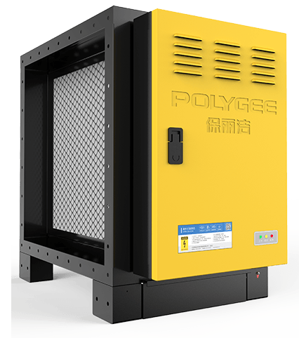 Polygee LK-E0 Series ≥90% efficiency engineering electrostatic precipitator for commercial kitchen