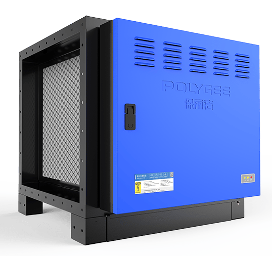 Polygee LK-E2 Series ≥98% efficiency engineering electrostatic precipitator for commercial kitchen